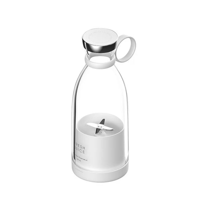 Mini Blender Electric 40W Tip Sticlă cu Încărcare USB, 420 ml
