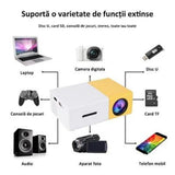 Proiector Portabil LED pentru Filme, cu Boxă Integrată, HDMI și USB