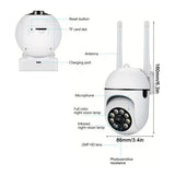 Cameră de Supraveghere de Interior Sentinel 1080p, Wi-Fi, Rotativă 355°, cu Audio Bidirecțional