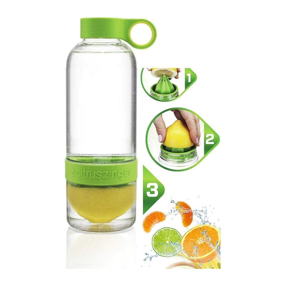 Sticlă Sport cu Infuzor pentru Preparat Suc, 795 ml, fără BPA, cu Presă de Citrice Detașabilă