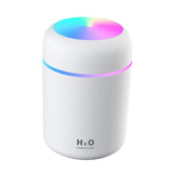 Umidificator și Difuzor cu LED pentru Casă, Birou sau Mașină, 300 ml, cu USB