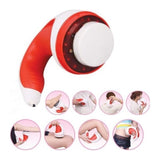 Aparat de Vibromasaj Relax Red Power, cu 2 Capete de Masaj și 12 LED-uri cu Infraroșu