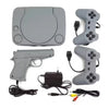 Consolă de Jocuri TV pe 8 Biți cu Pistol și 2 Joystick-uri, Compatibilă cu Casete de 8 Biți