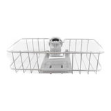 Suport Metalic din Inox pentru Burete, cu Scurgere și 2 Cârlige, pentru Bucătărie și Baie