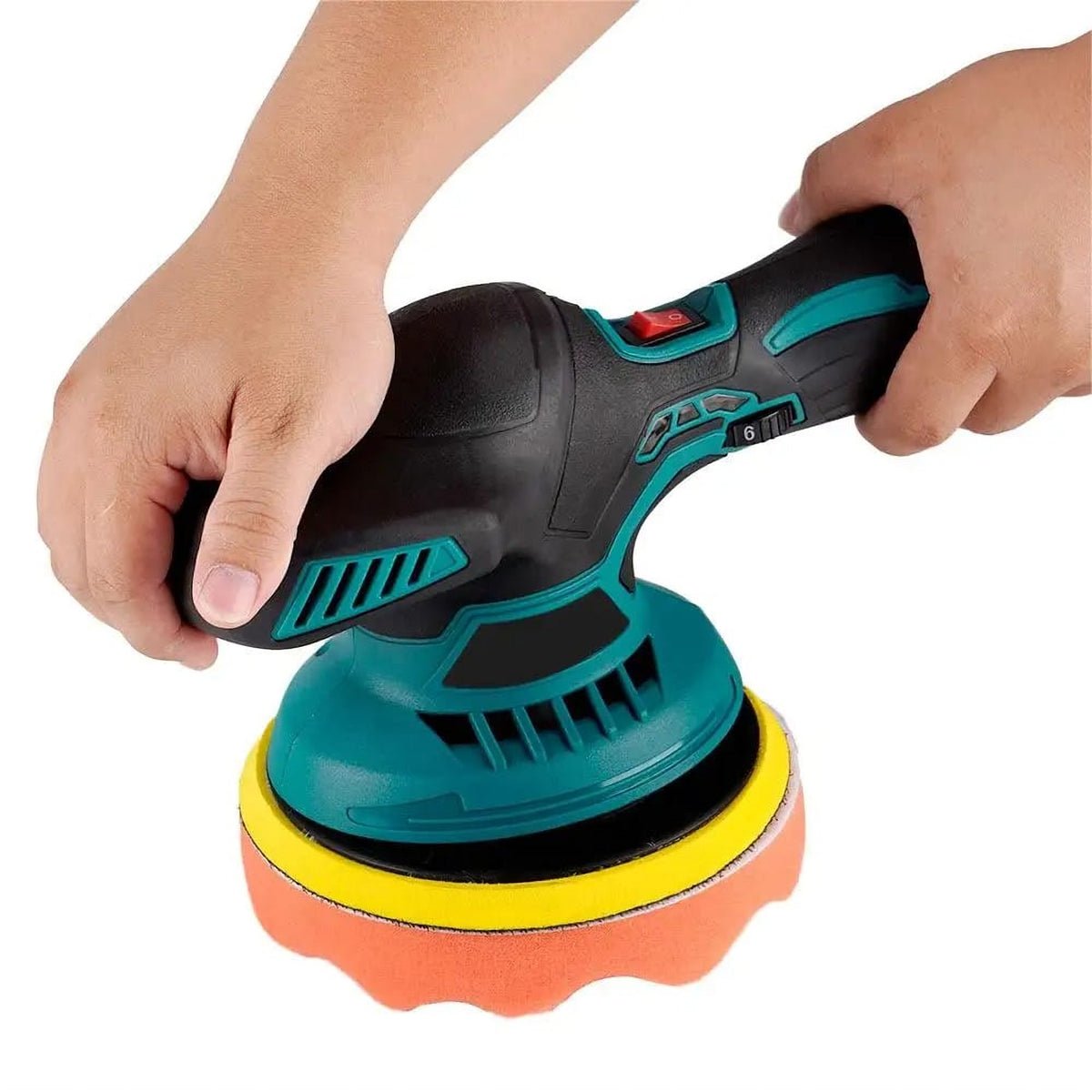 Aparat de Polizat și Lustruit cu Disc Rotund de 125 mm, 380W, 8 Trepte de Viteză