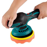 Aparat de Polizat și Lustruit cu Disc Rotund de 125 mm, 380W, 8 Trepte de Viteză