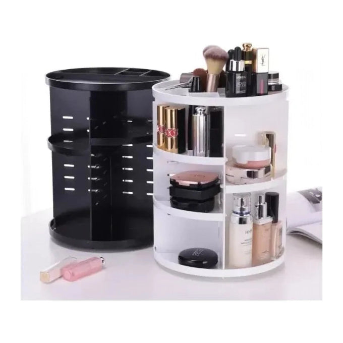 Organizator Rotativ 360° pentru Cosmetice, Medicamente, Obiecte de Igienă și Bijuterii