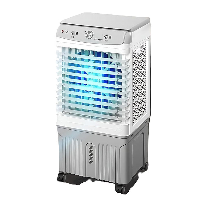Răcitor de Aer prin Evaporare cu Rezervor de 30 L, 50W, 3 Viteze și Oscilație