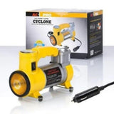 Compresor Auto Profesional Cyclone 12V, 35 l/min, cu Manometru și Lanternă