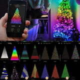 Instalație Smart RGB de 8 m pentru Brad de Crăciun, cu Aplicație