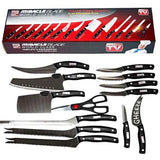 Set 13 Cuțite de Bucătărie Miracle Blade World Class, Oțel Inoxidabil Forjat, Mânere Nituite