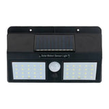 Lampă Solară Dublă cu 40 LED-uri, cu Senzor de Mișcare și Crepuscular, pentru Perete