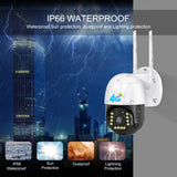 Cameră de Supraveghere cu SIM 4G, 1080p, Rotativă 355°, cu Senzor de Mișcare