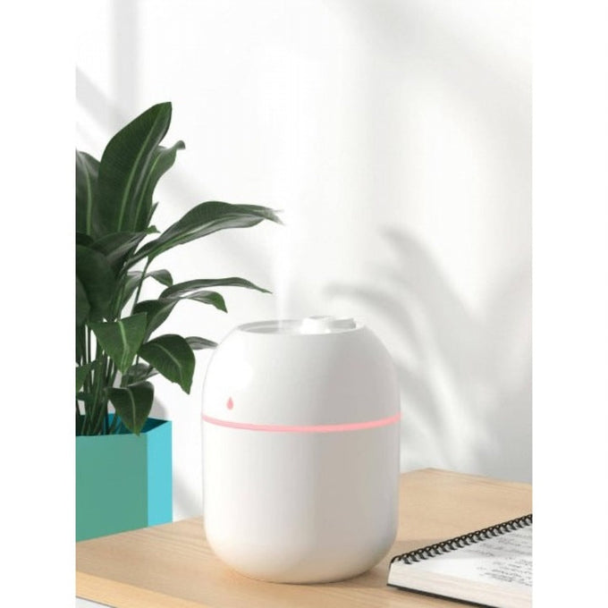 Mini Umidificator tip Ou, cu USB, 7 Culori LED și Oprire Automată la 3 Ore