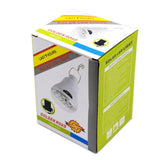 Bec cu LED-uri Portabil cu Mini Panou Solar, Baterie Reîncărcabilă, 5W