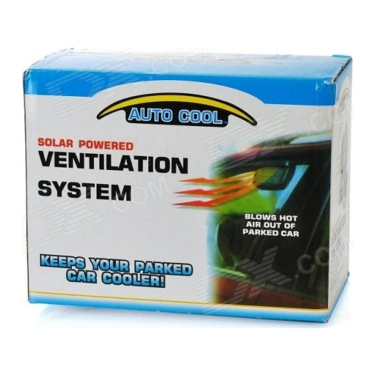 Ventilator Solar pentru Mașină Auto Cool, cu Panou Solar, Montaj pe Geam