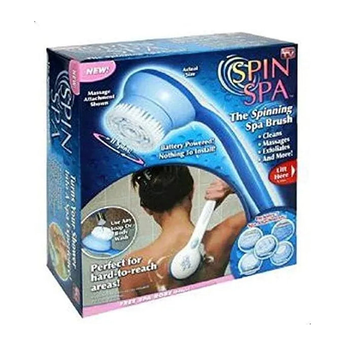 Perie de Duș Spin Spa cu 5 Capete Rotative pentru Corp și Picioare