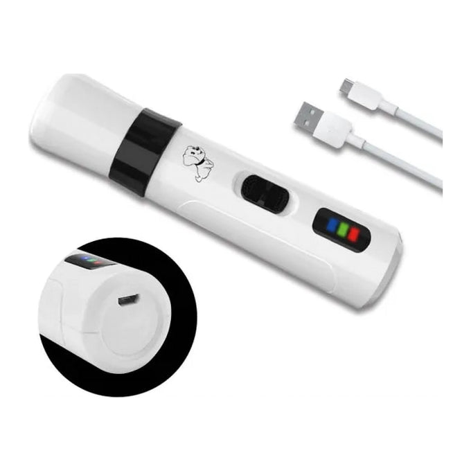 Pilă Electrică pentru Unghiile Animalelor BOMSTOM, Silențioasă, Reîncărcabilă USB