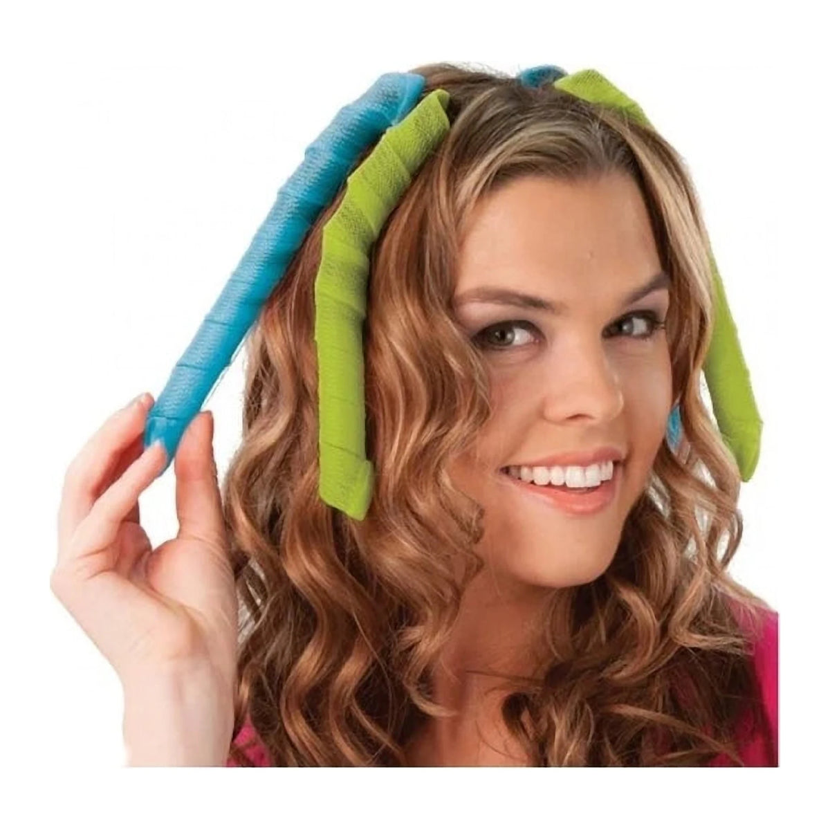 Bigudiuri Spiralate Hair Wavz pentru Bucle Definite, Set 16 Role (4 Lungi, 12 Scurte)