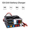 Încărcător pentru Baterie Auto 12/24V, cu Cleme Crocodil