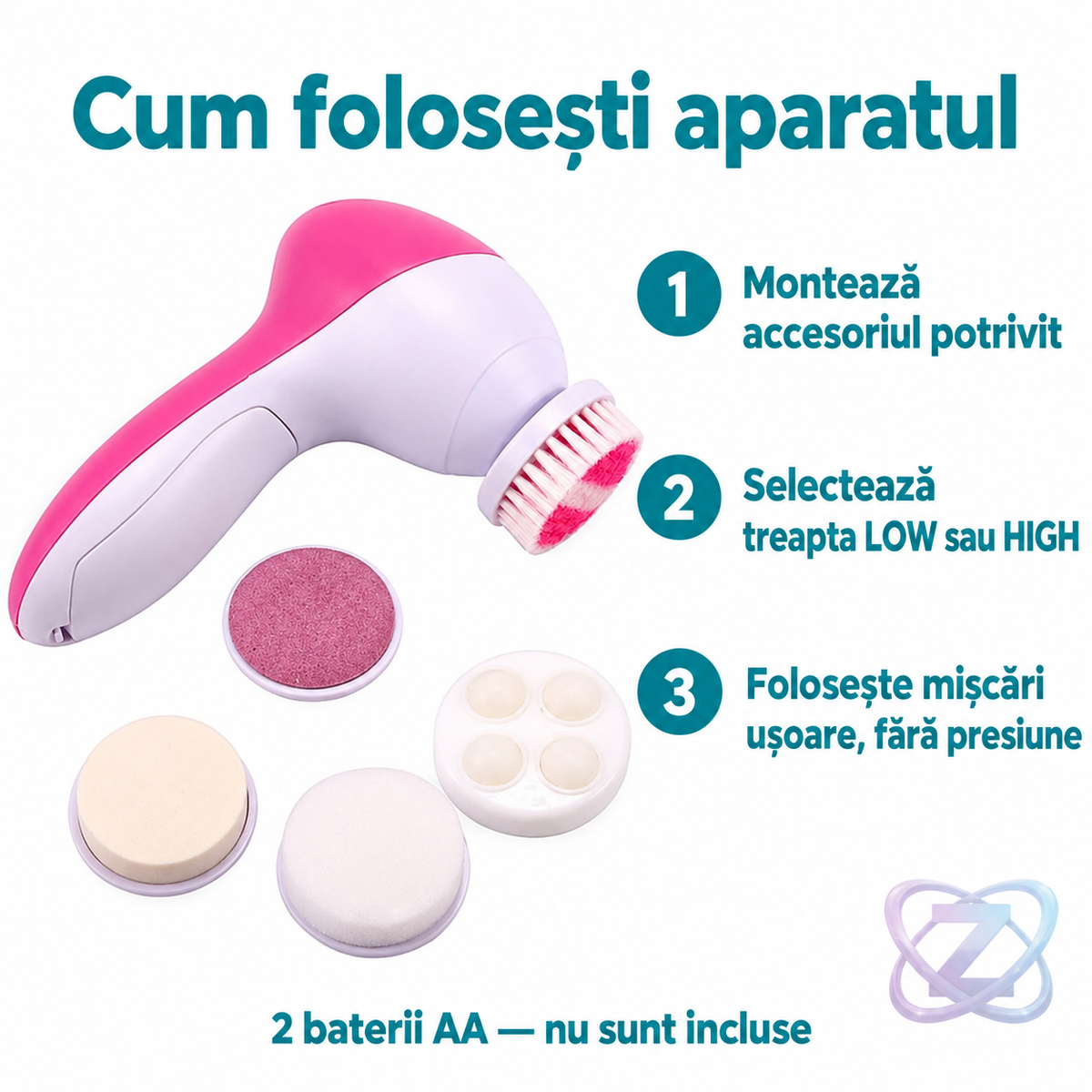 Aparat Masaj Facial 5 in 1 – instrucțiuni