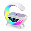 Boxă Bluetooth 3 în 1 cu Lampă LED RGB și Încărcător Wireless 10W