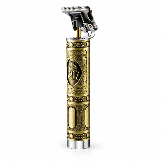 Trimmer Kemei, KM-1974A, Wireless, Reincarcabil, Autonomie 120 minute, 5W, Auriu