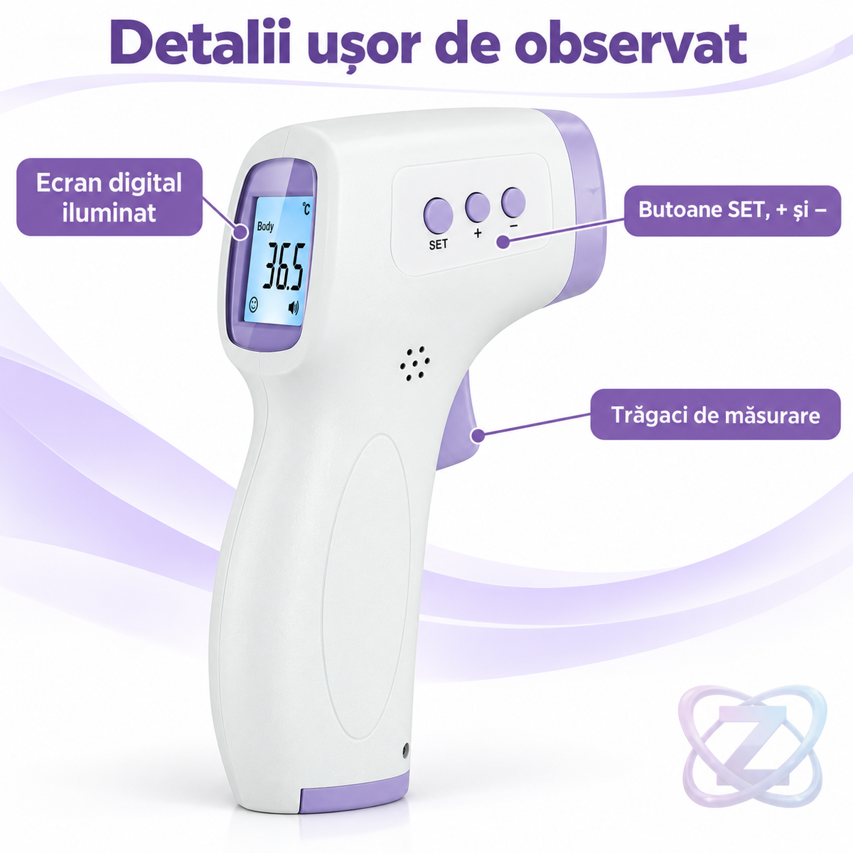 Termometru cu infraroșu – detalii produs