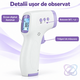 Termometru Digital Non-Contact cu Infraroșu pentru Corp și Obiecte