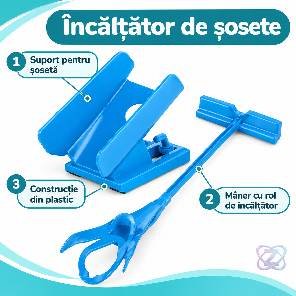 Încălțător șosete – caracteristici