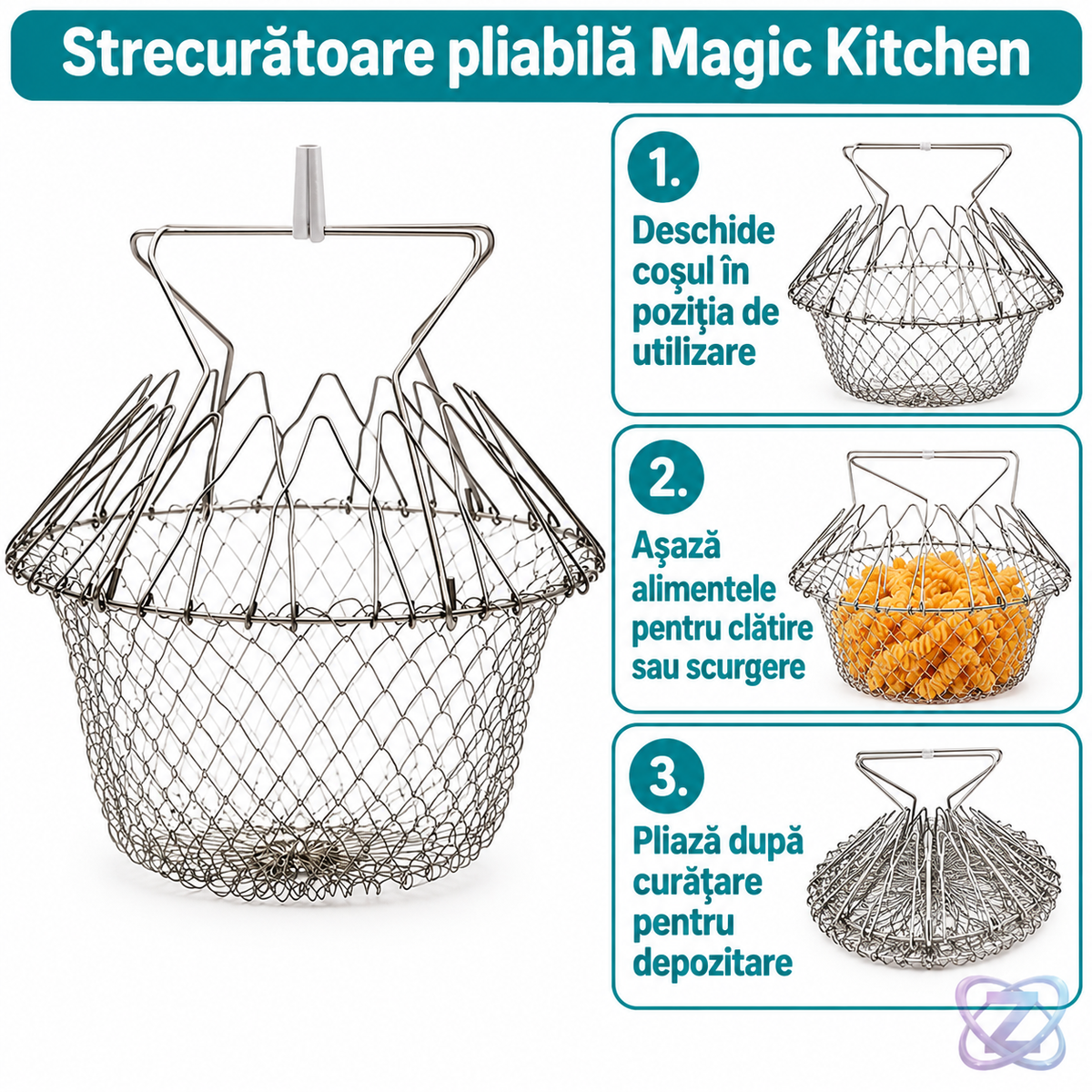 Strecuratoare Magic Kitchen – instrucțiuni