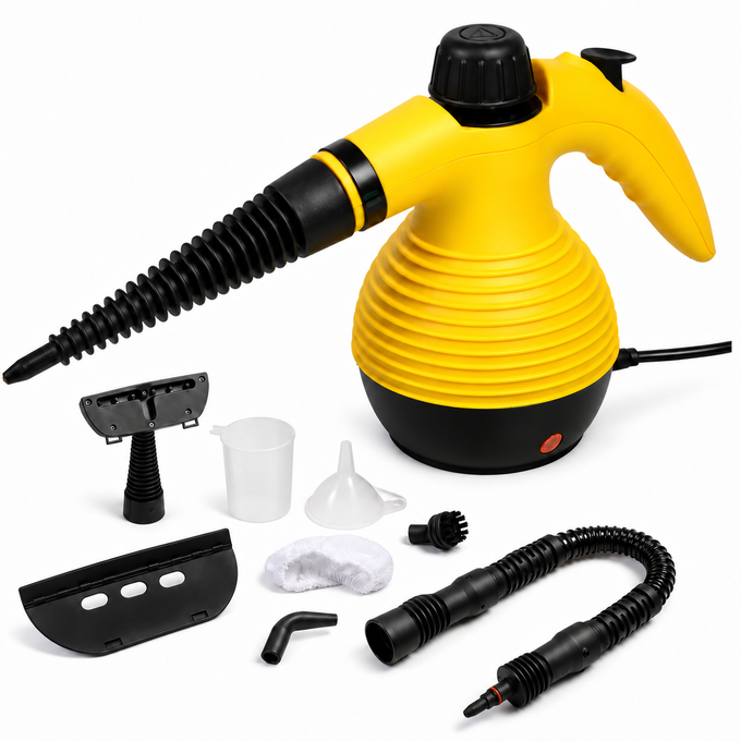 Aparat de Curățat cu Abur 1000W, Degresare și Dezinfectare, 250 ml