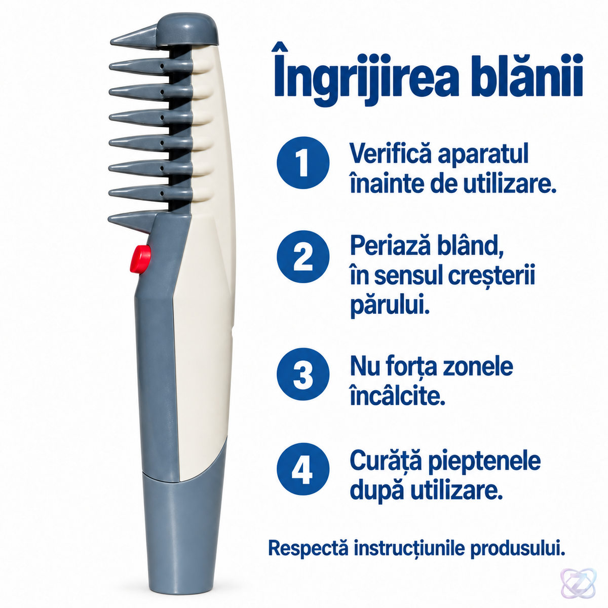 PERIE PENTRU INDEPARTARE PAR CAINI SI PISICI KNOT OUT – instrucțiuni