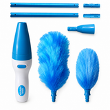 Pămătuf de Praf Antistatic Rotativ Hurricane Spin Duster, cu Tije Prelungitoare