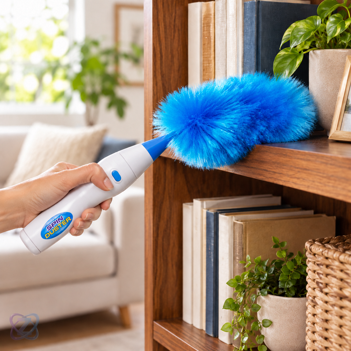 Pamatuf de praf antistatic Hurricane Spin Duster – utilizare