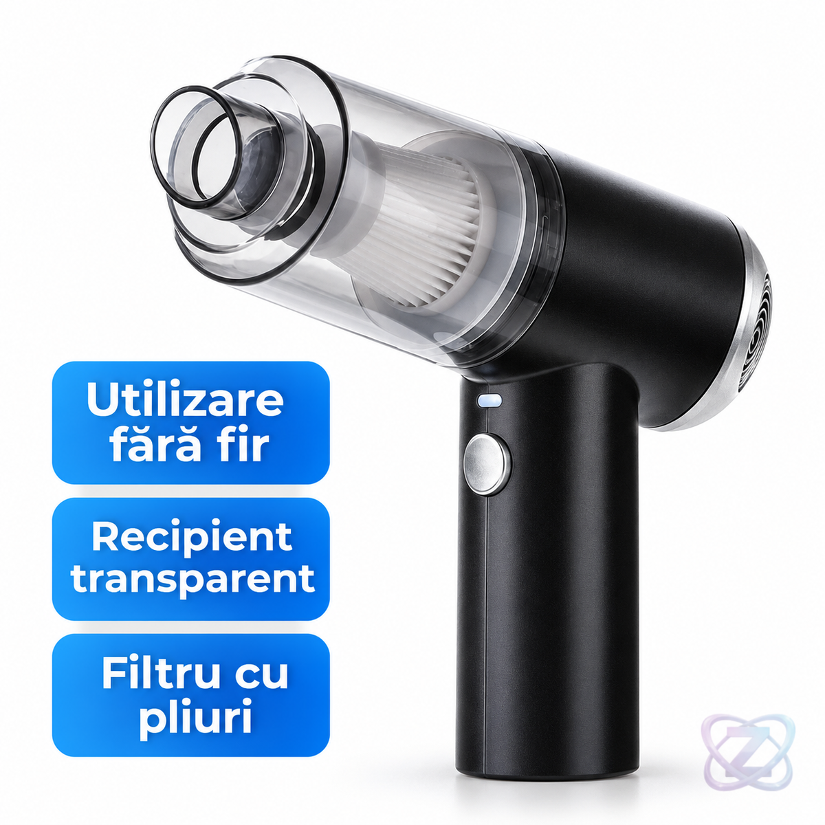 Mini aspirator portabil — caracteristici verificate
