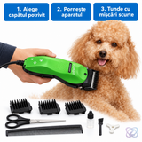 Mașină de Tuns Animale pentru Câini de Talie Mică și Medie, cu 4 Capete