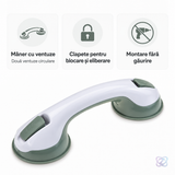 Mâner de Sprijin pentru Baie cu Ventuze Puternice și Sistem de Blocare