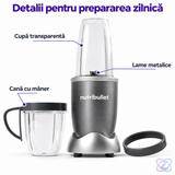 Magic Nutribullet 600W, Blender Compact pentru Smoothie, Capacitate 700 ml