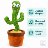 Jucărie de Pluș Cactus Dansator, Interactiv, Cântă și Dansează