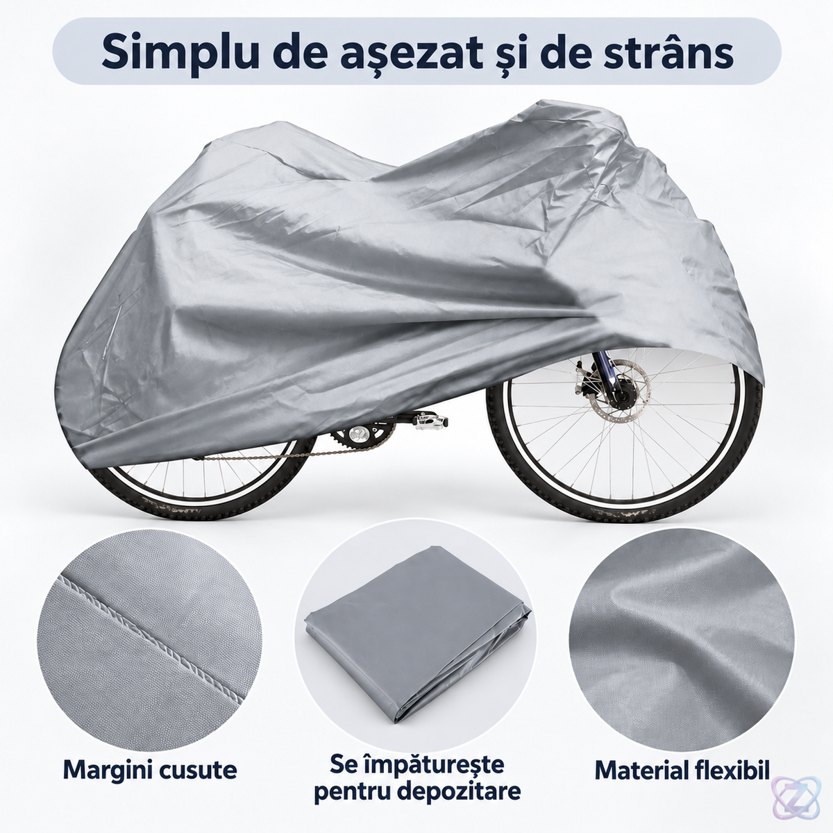 Husă Impermeabilă pentru Bicicletă, Rezistentă la UV, 210 x 120 cm – caracteristici verificate
