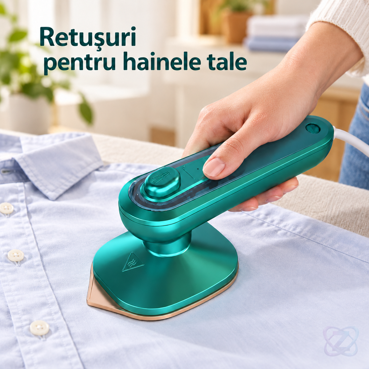 Fier de Călcat Vertical Portabil M2, cu Abur, pentru Haine pe Umeraș – lifestyle