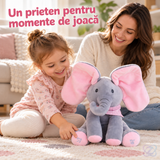 Elefantul Cucu-Bau de Pluș care Mișcă Urechile și Cântă