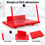 Ecran Lupă cu Efect 3D pentru Telefoane Mobile, fără Alimentare