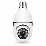 Cameră de Supraveghere tip Bec, Wi-Fi, 1080p, Rotativă 355°, cu Soclu E27