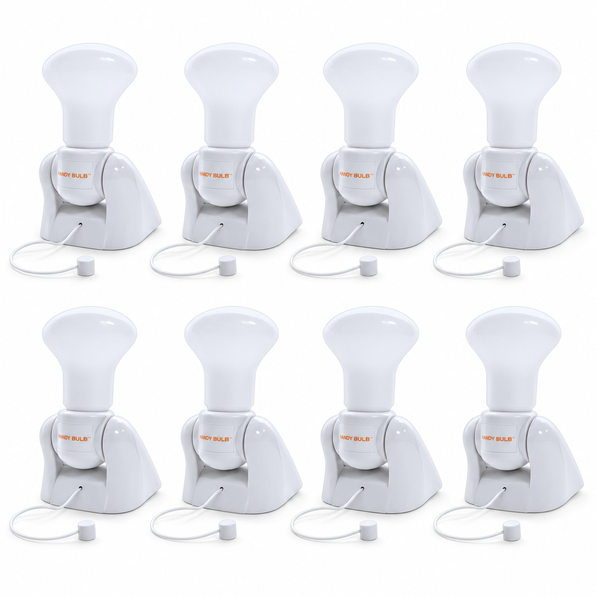 Set 8 Becuri LED fără Fir Handy Bulb, Economice, Lumină de Veghe – imagine principală