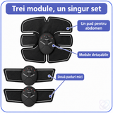 Aparat de Remodelare a Abdomenului cu Electrostimulare EMS, SixPack Gym