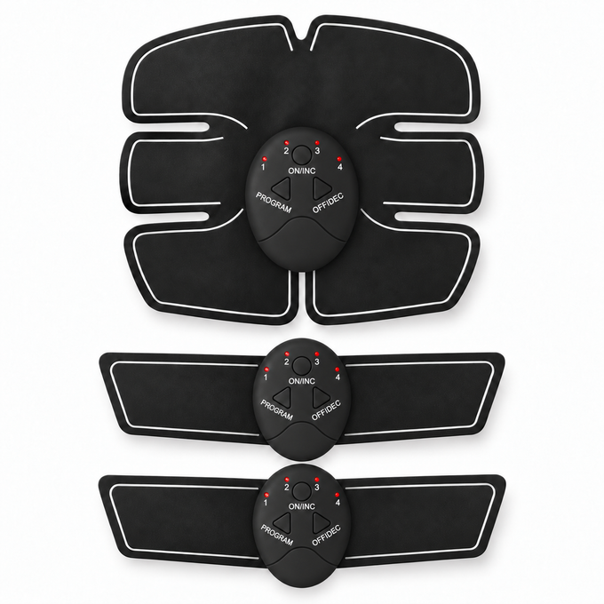 Aparat de Remodelare a Abdomenului cu Electrostimulare EMS, SixPack Gym