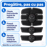 Aparat de Remodelare a Abdomenului cu Electrostimulare EMS, SixPack Gym