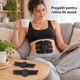 Aparat de Remodelare a Abdomenului cu Electrostimulare EMS, SixPack Gym